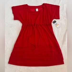 Anne Cole Size Small Red Swimsuit Cover Up.  NEW with tags!
